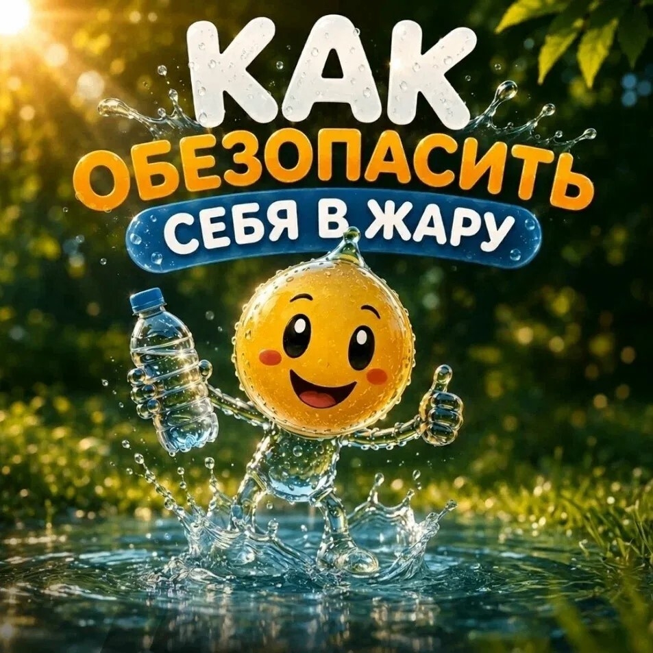 Летний зной — серьёзное испытание для организма
Чтобы жара не навредила здоровью, важно знать, как правильно вести себя… Летний зной — серьёзное испытание для организма
Чтобы жара не навредила здоровью, важно знать, как правильно вести себя…